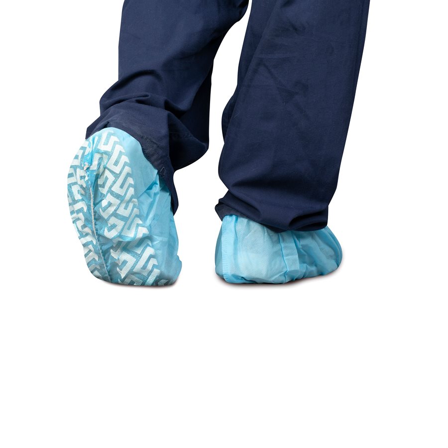 Disposable Shoe Covers - Blue (100 / bag)